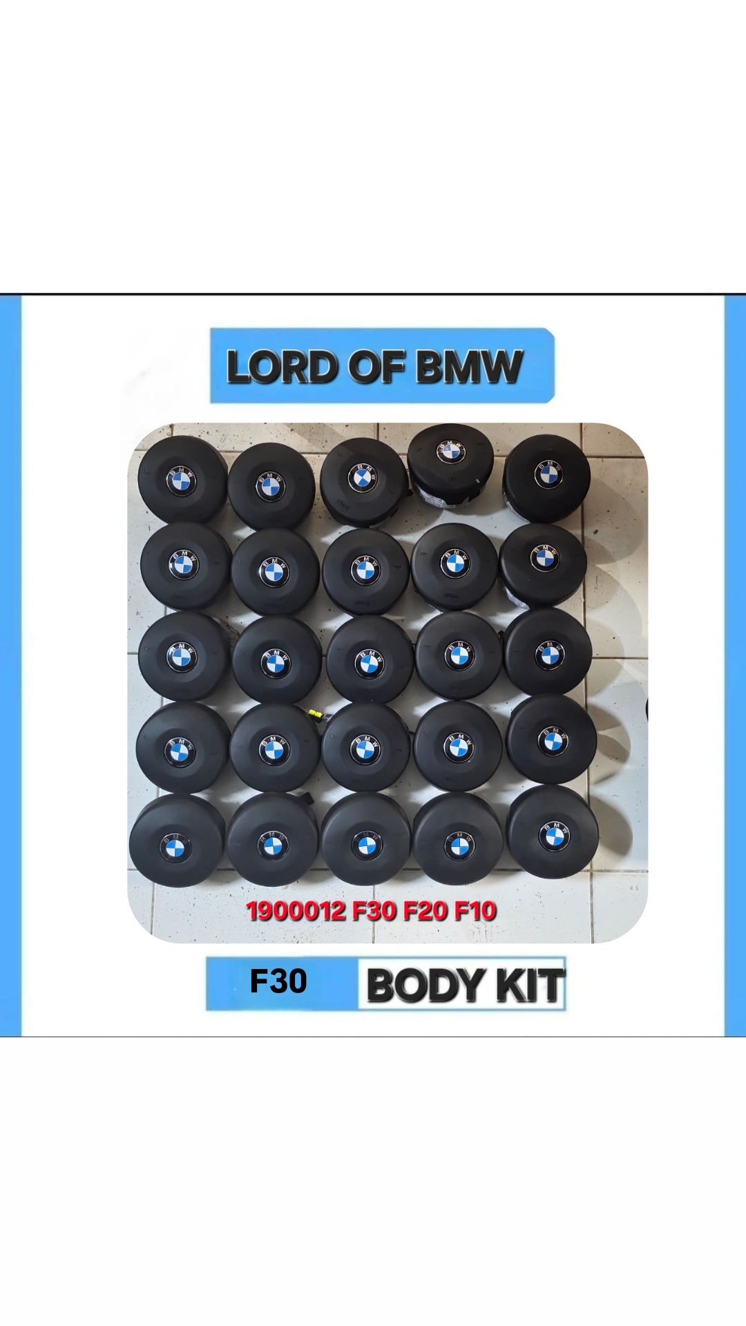 F3x Driver’s Steering Wheel Airbag