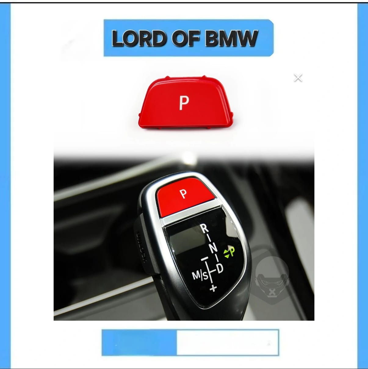 GEAR LEVER PARKING BUTTON F10 F20 F30 F32 F34 F36 RED
