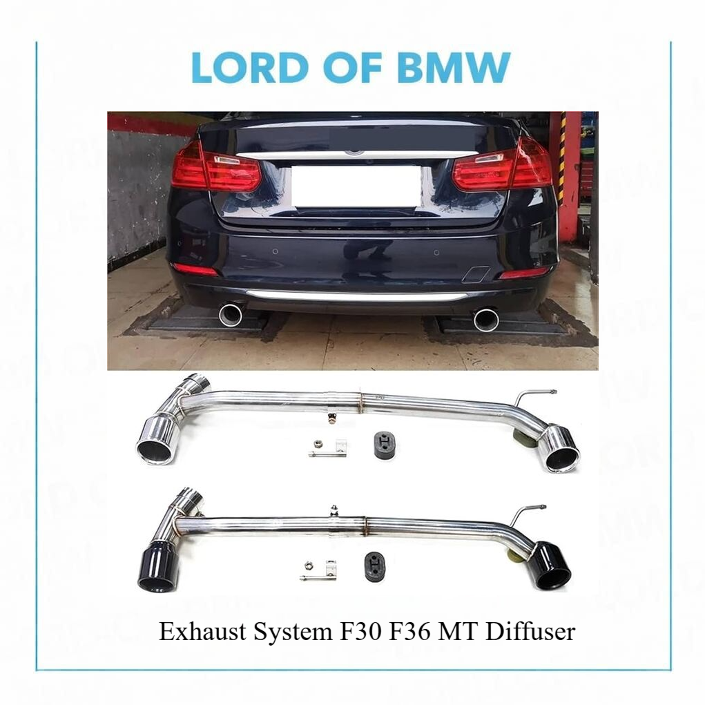 Exhaust System for 05-12 BMW 3 4Series F30 F34 F36 320i 420 MT Diffuser