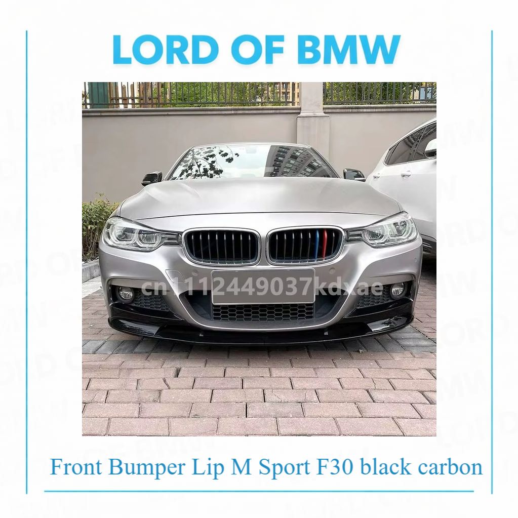 Front Lip M Sport F30 black carbon