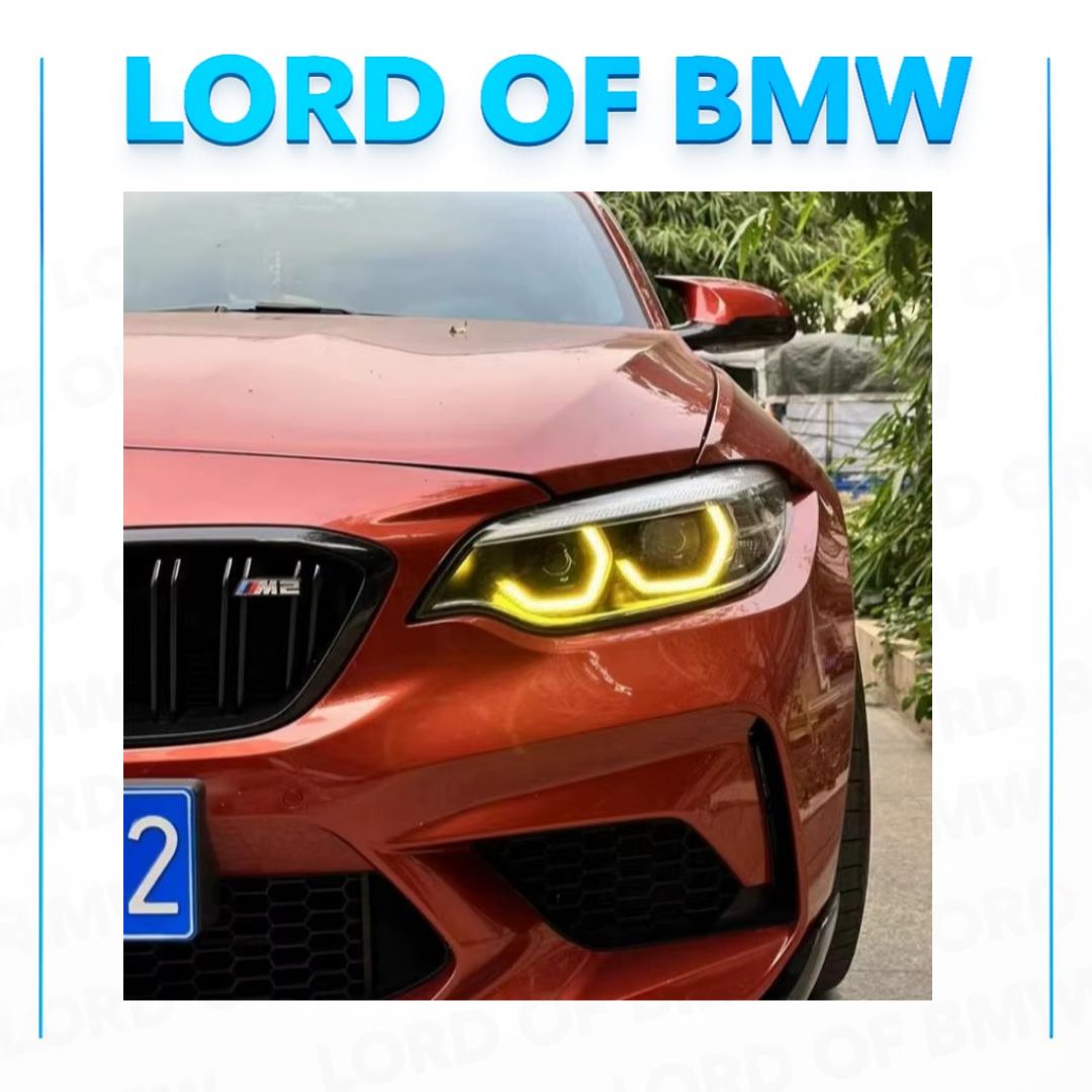 F23 F22 F87 LCI LED Yellow DRL Angel Eye