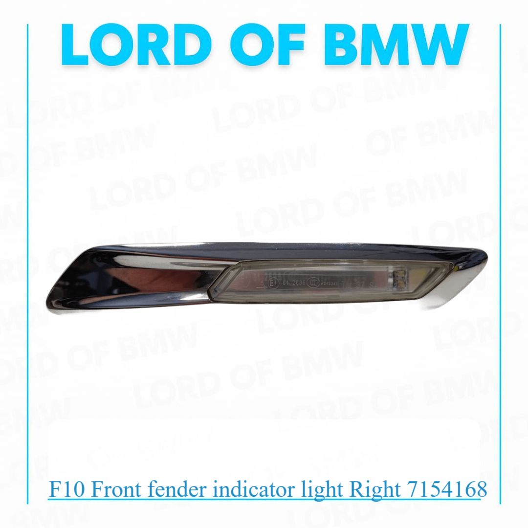 BMW 5 F10 F11 Front fender indicator light Right 7154168 63137154168