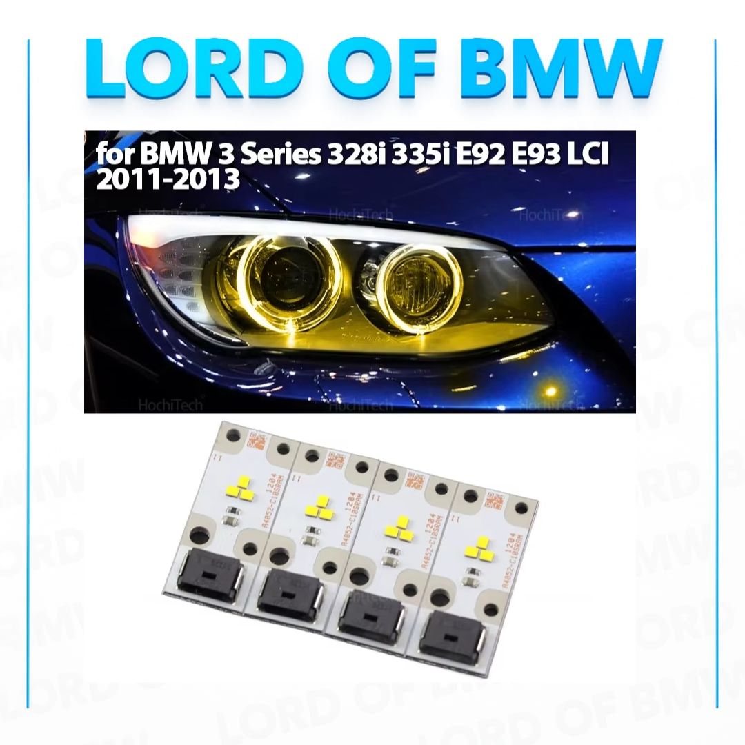 E93 E92 Xenon 2010-2013 Yellow DRL Angel Eye